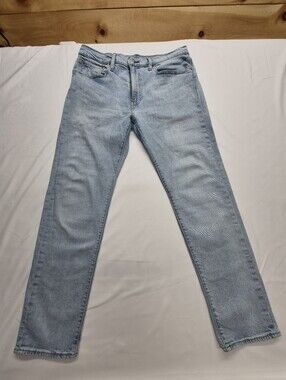 Levi's 505 Regular Fit Jeans Men's 34x32 Light Wash Denim (Actual Inseam 29")
